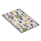 Cactus Pattern Blush Pink Notitieboek (Rechterzijde)