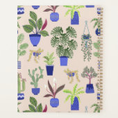 Cactus Pattern Blush Pink Planner (Achterkant)