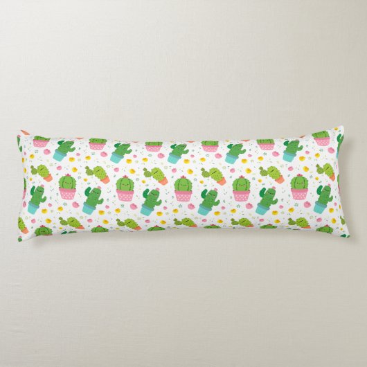 Cactus Pattern Body Pillow Lichaamskussen (Achterkant)