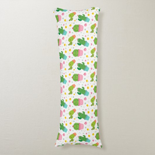 Cactus Pattern Body Pillow Lichaamskussen (Voorkant Verticaal)
