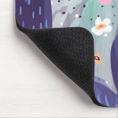Cactus Pattern Colorful Waterverf Muismat (Hoek)