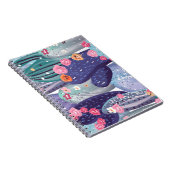 Cactus Pattern Colorful Waterverf Notitieboek (Rechterzijde)