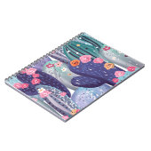 Cactus Pattern Colorful Waterverf Notitieboek (Linkerzijde)