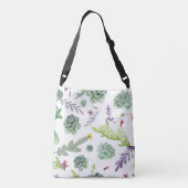 Cactus Pattern Crossbody Tas (Achterkant)