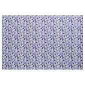 Cactus Pattern - Donkerblauw en wit Stof (Yard (91,4 cm))