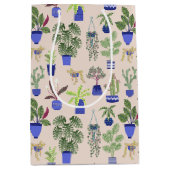Cactus Pattern Medium Cadeauzakje (Voorkant)