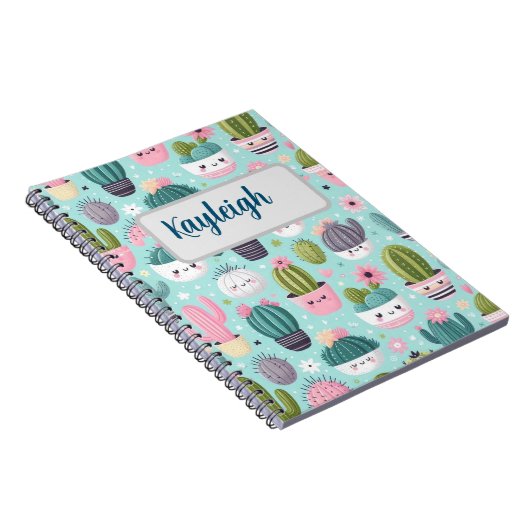 Cactus pattern notitieboek (Rechterzijde)