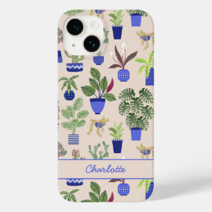 Cactus Pattern Personalized Case-Mate iPhone 14 Hoesje