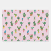 Cactus Pattern Plant Mom Wrapping Paper Sheets (Voorkant 2)