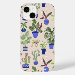 Cactus Pattern roze Case-Mate iPhone 14 Hoesje