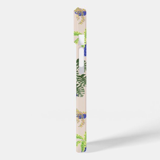 Cactus Pattern roze Case-Mate iPhone Case (Achterkant / Links)