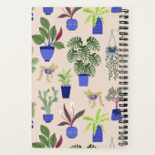 Cactus Pattern roze Notitieboek (Achterkant)