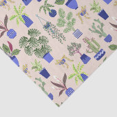 Cactus Pattern roze Tissuepapier (Detail)