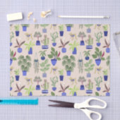 Cactus Pattern roze Tissuepapier (Craft)