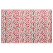 Cactus Pattern - Ruby Red en White Stof (Yard (91,4 cm))