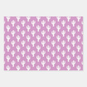 Cactus Pattern Sherbet Colors Desert Modern Fun Inpakpapier Vel (Voorkant 2)