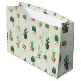 Cactus Pattern - Succulent Plant Groot Cadeauzakje