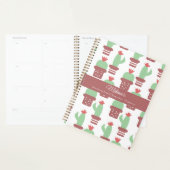 Cactus Pattern Teacher School Homeschool Planner (Display)