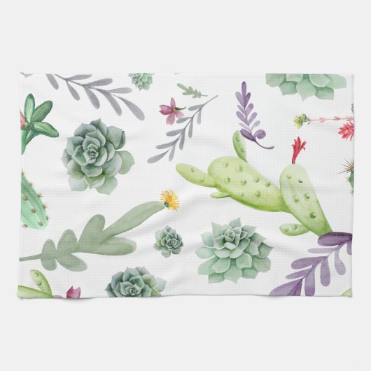 Cactus Pattern Theedoek (Horizontaal)