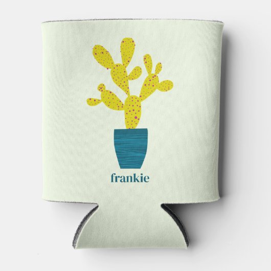Cactus Personalized Blikjeskoeler (Voorkant)