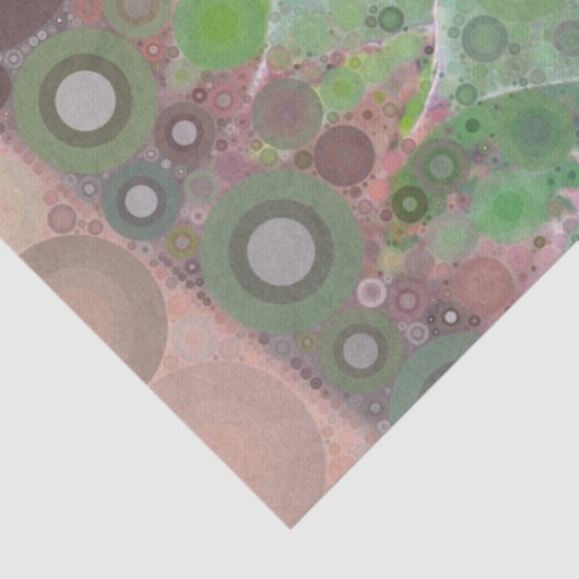 Cactus Photo Art Green Pink Brown Desert Succulent Tissuepapier (Detail)