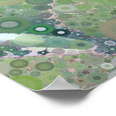 Cactus Photo Art Green Pink Brown TMCdesigns Poster (Hoek)