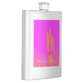 Cactus Photoart Roze Sinaasappel Custom Text Deser Flacon (Rechts)