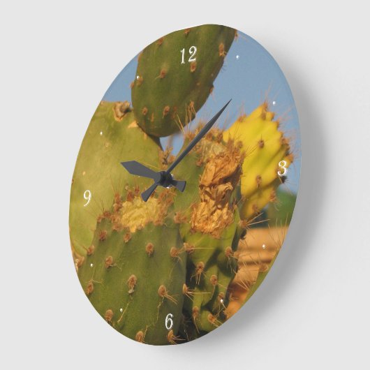 Cactus Photography Wall Clock Grote Klok (Hoek)