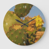 Cactus Photography Wall Clock Grote Klok (Voorkant)