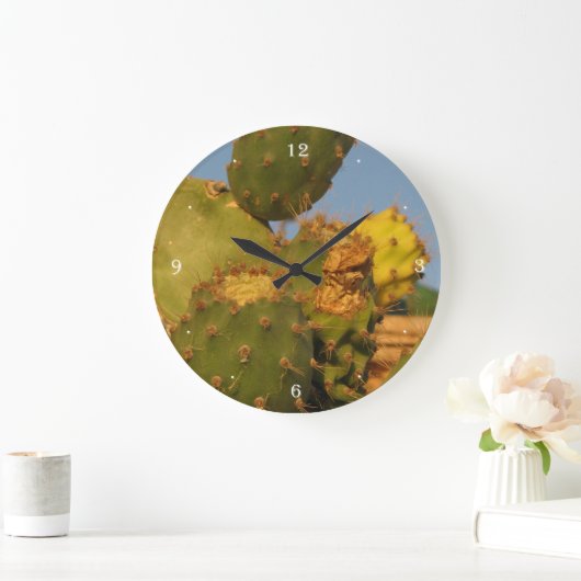 Cactus Photography Wall Clock Grote Klok (Huis)