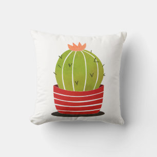 CACTUS PILLOW cactus in een pot Minimale kunst Kussen