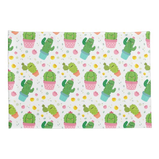 Cactus Pillow Hoesje Kussensloop (Achterkant-Rechts)