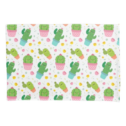 Cactus Pillow Hoesje Kussensloop (Voorkant-Links)