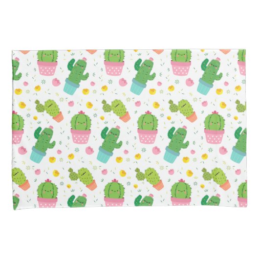 Cactus Pillow Hoesje Kussensloop (Voorkant-Rechts)