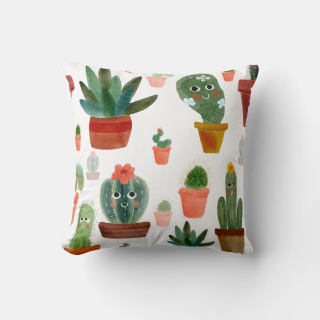 Cactus Pillow Kussen (Voorkant)