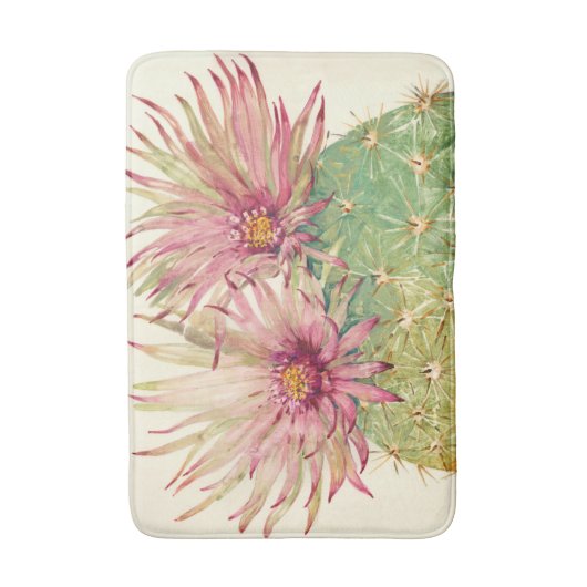 Cactus Pink Blossom Badmat (Voorkant Verticaal)