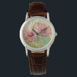 Cactus Pink Blossom Horloge<br><div class="desc">Cactus Pink Blossom Artist: Tim OToole</div>