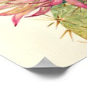 Cactus Pink Blossom Poster (Hoek)