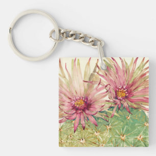 Cactus Pink Blossom Sleutelhanger