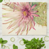 Cactus Pink Blossom Theedoek (Gevouwen)