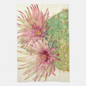 Cactus Pink Blossom Theedoek (Verticaal)