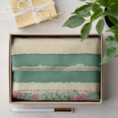 Cactus Pink Flower Ephemera Collage Art No1 Tissuepapier (Geschenk)