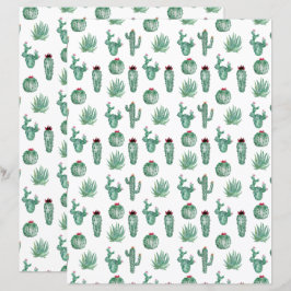 cactus-plakboekpapier