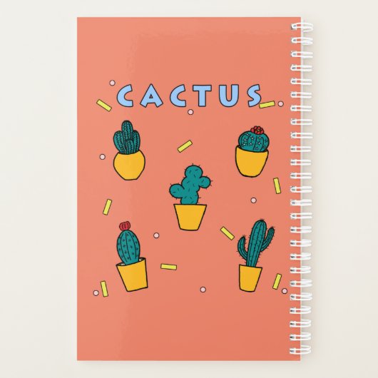 Cactus Planner (Achterkant)
