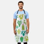 Cactus plant: bloemenset. schort (Gedragen)