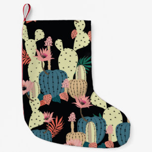 Cactus Plant: Botanisch Patroon Kleine Kerstsok