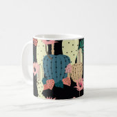 Cactus Plant:  Botanisch Patroon Koffiemok (Voorkant links)
