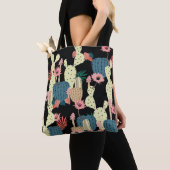 Cactus Plant: Botanisch Patroon Tote Bag (Dichtbij)