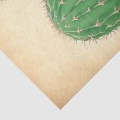 Cactus Plant Ephemera Collage Art No7 Tissuepapier (Detail)