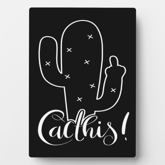 Cactus Plant Fotoplaat (voorkant)